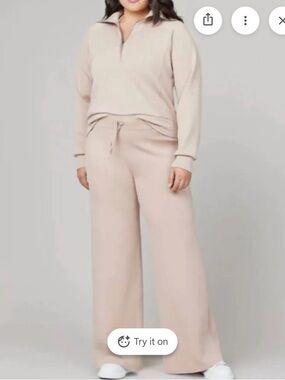 SPANX air essential Pants - lunar color XL NWT